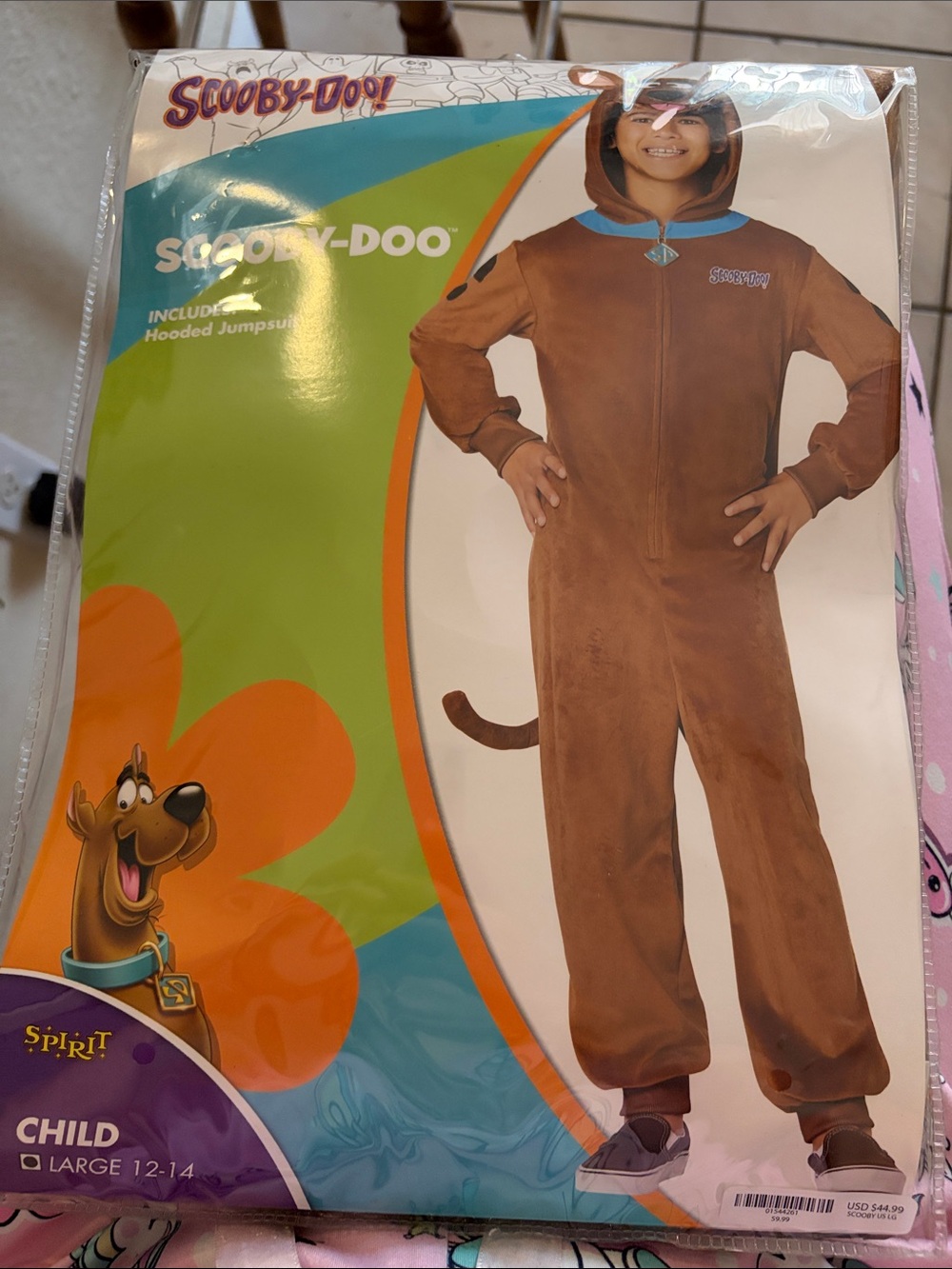 Kids Hooded Brown Jumpsuit Costume - Child
